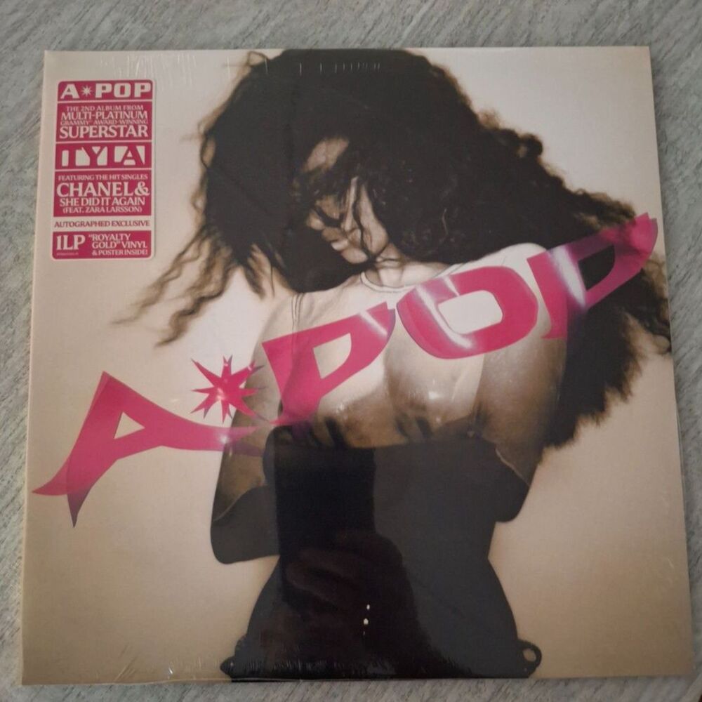 Tyla A*POP Signed Royalty Gold Vinyl LP Limited Edition New Sealed